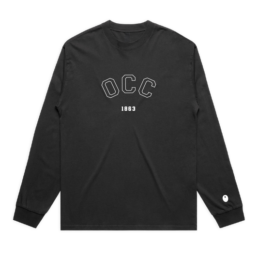 Ombersley CC Long Sleeve T-Shirt - Off Black