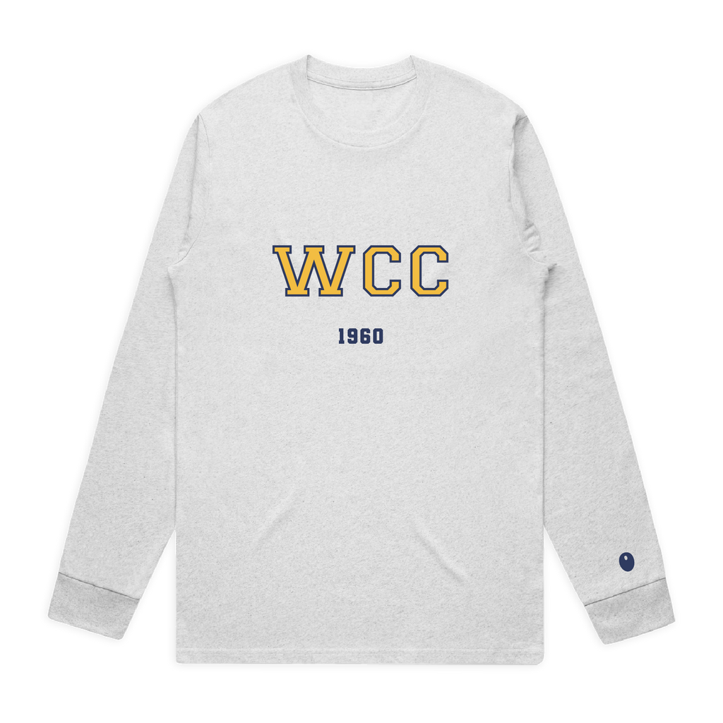 Warwick CC Long Sleeve T-Shirt - Light Grey