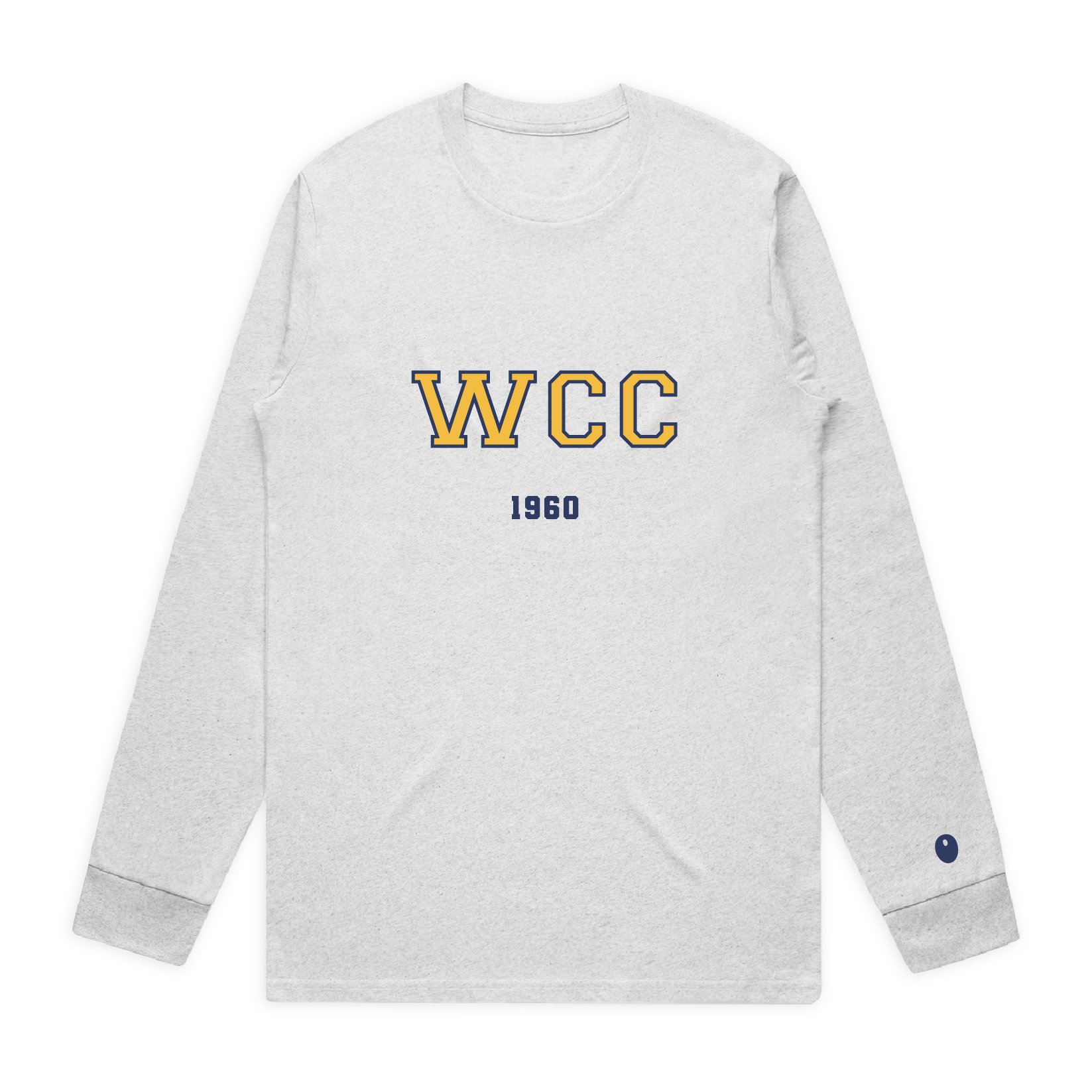 Warwick CC Long Sleeve T-Shirt - Light Grey