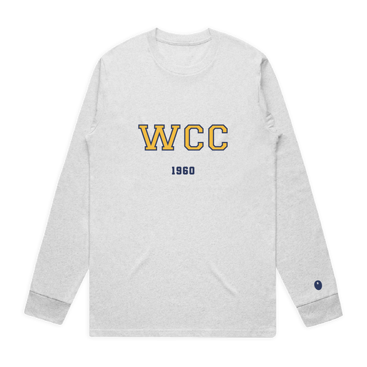 Warwick CC Long Sleeve T-Shirt - Light Grey