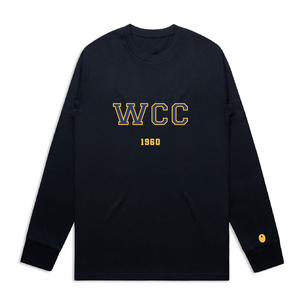 Warwick CC Long Sleeve T-Shirt - Navy