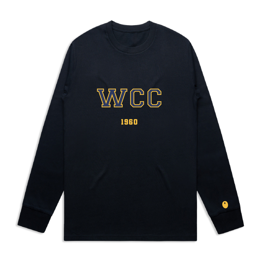 Warwick CC Long Sleeve T-Shirt - Navy