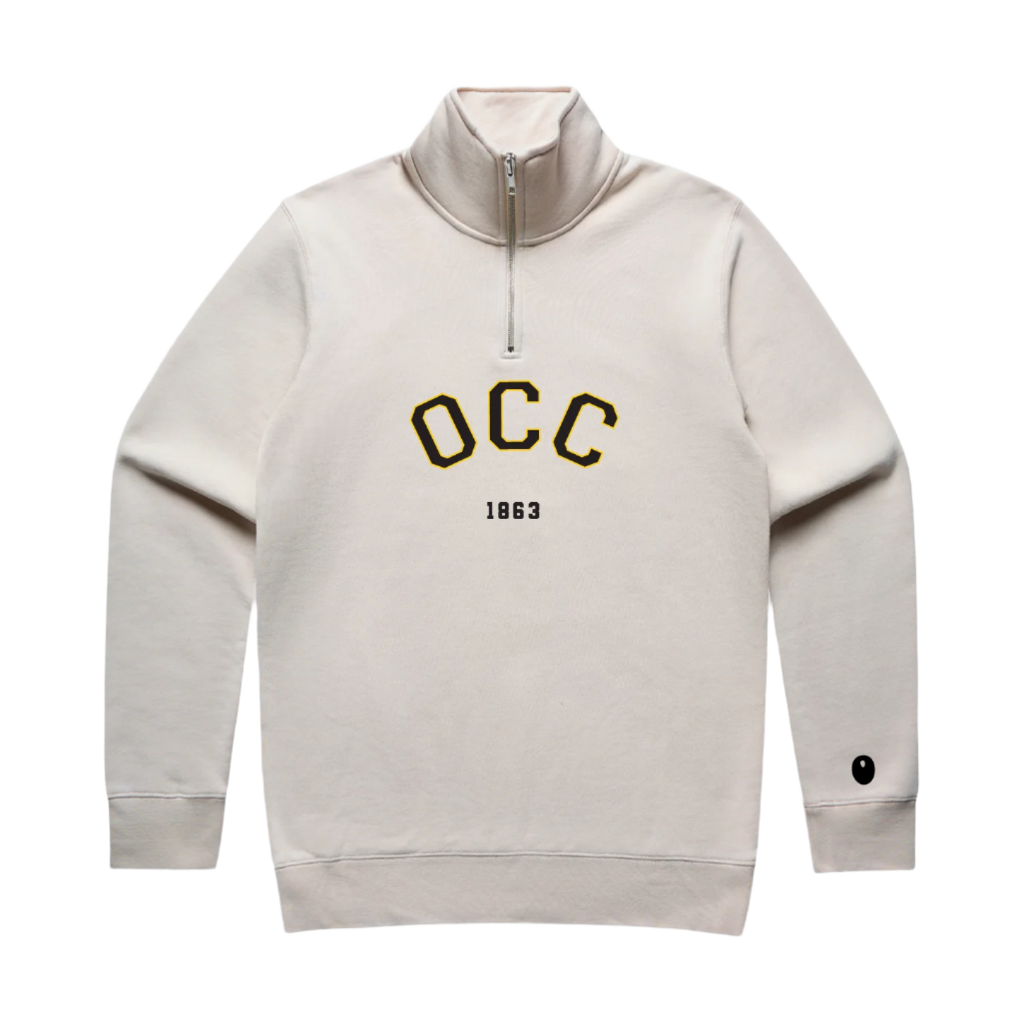 Ombersley CC Half Zip Sweatshirt - Sand