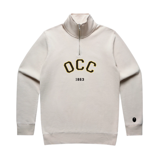 Ombersley CC Half Zip Sweatshirt - Sand