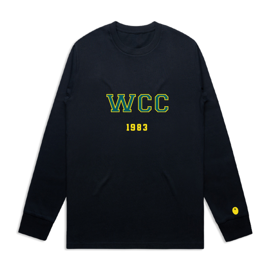 Worcester CC Long Sleeve T-Shirt - Navy