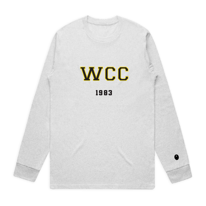 Worcester CC Long Sleeve T-Shirt - Light Grey