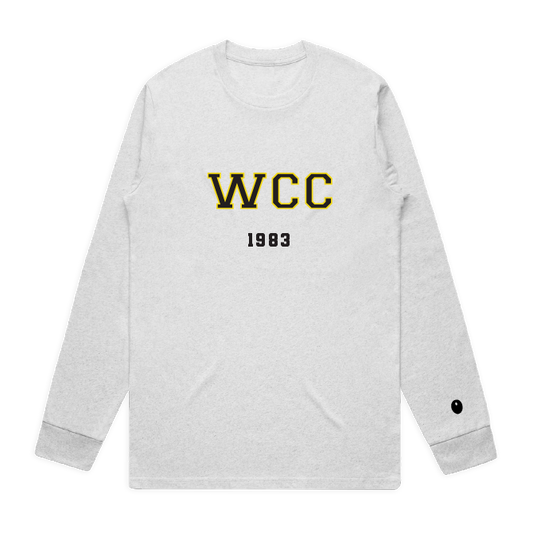Worcester CC Long Sleeve T-Shirt - Light Grey