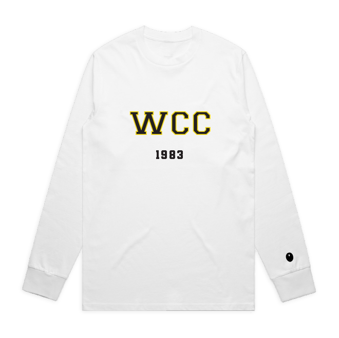 Worcester CC Long Sleeve T-Shirt - White