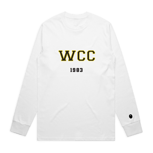 Worcester CC Long Sleeve T-Shirt - White