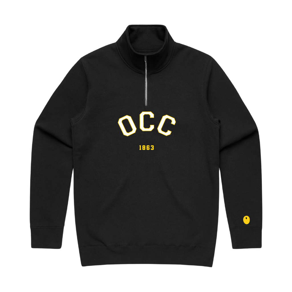 Ombersley CC Half Zip Sweatshirt - Black