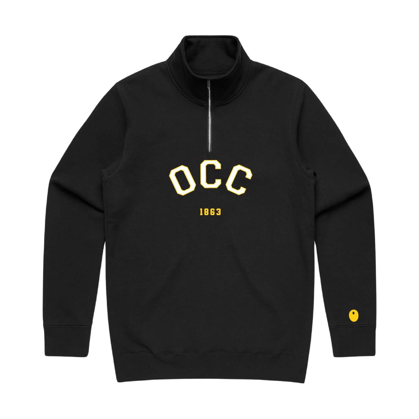 Ombersley CC Half Zip Sweatshirt - Black