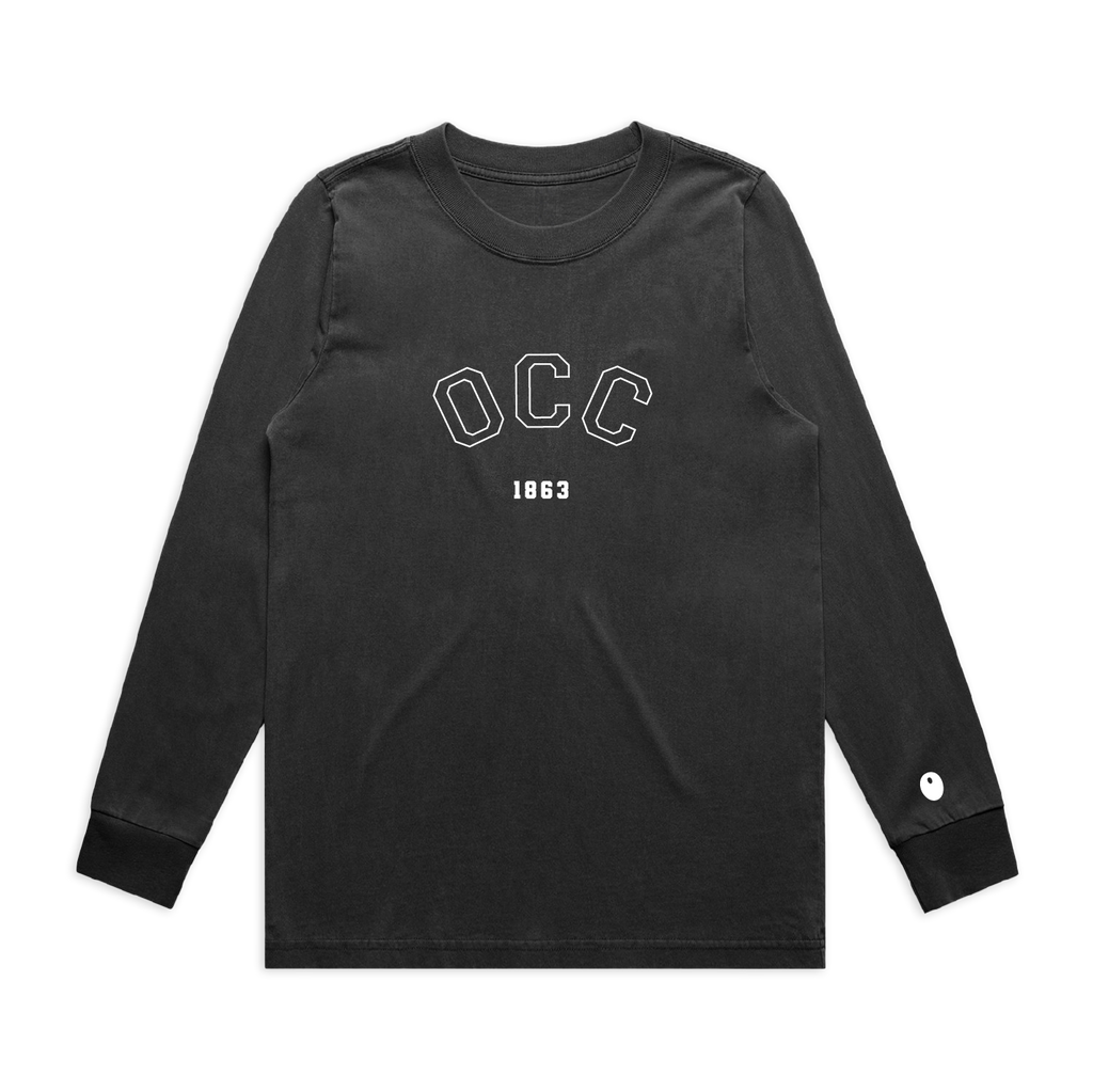 Ombersley CC Long Sleeve T-Shirt - Off Black