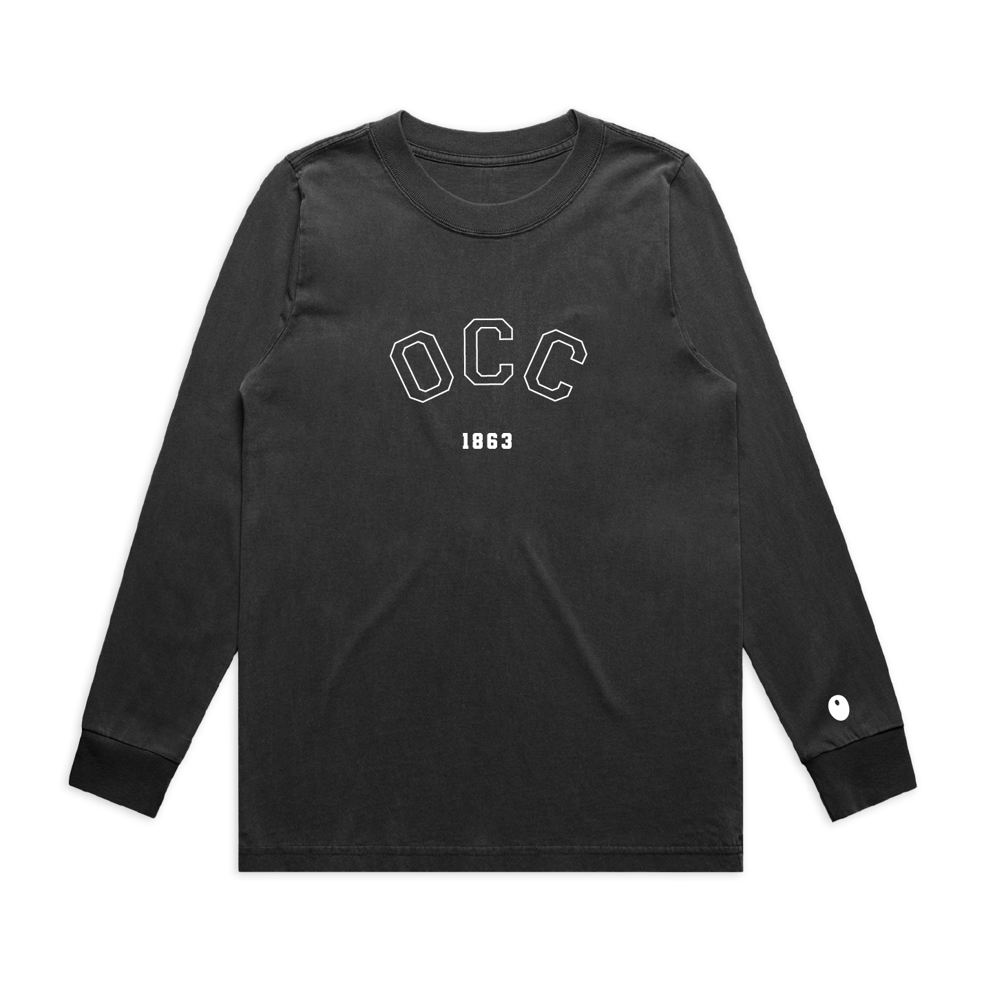 Ombersley CC Long Sleeve T-Shirt - Off Black