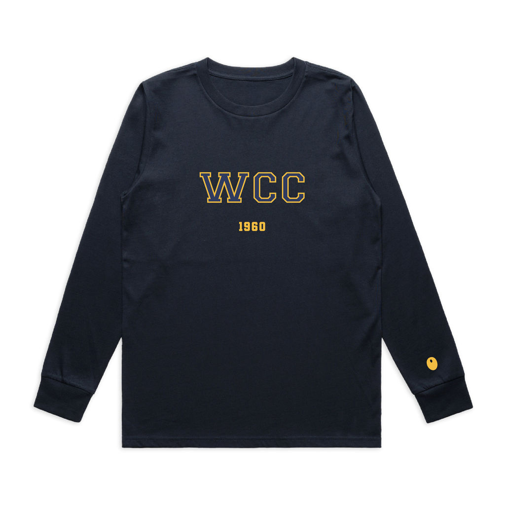 Warwick CC Long Sleeve T-Shirt - Navy