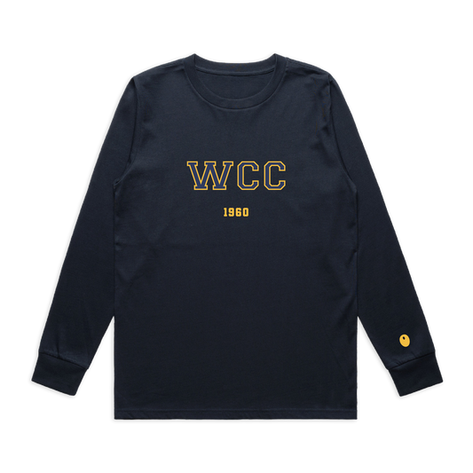 Warwick CC Long Sleeve T-Shirt - Navy
