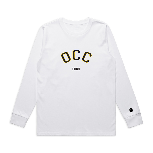Ombersley CC Long Sleeve T-Shirt - White
