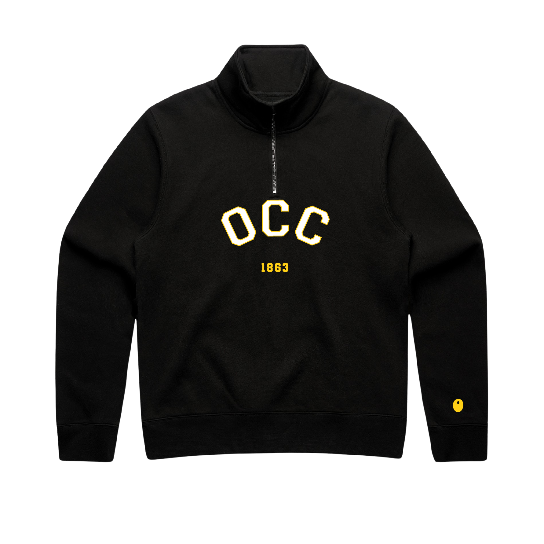 Ombersley CC Half Zip Sweatshirt - Black