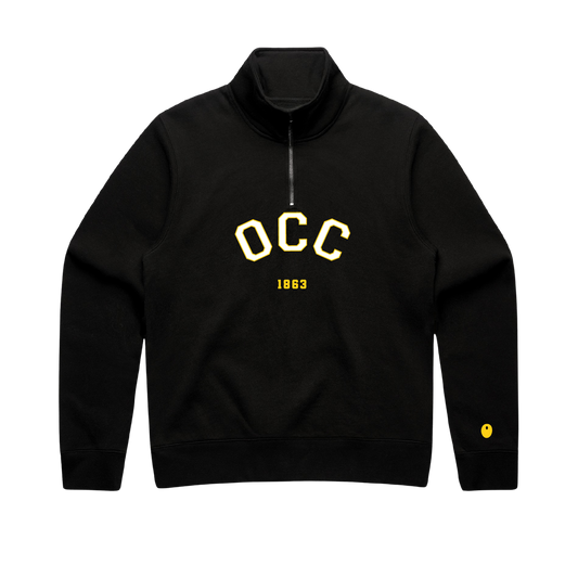 Ombersley CC Half Zip Sweatshirt - Black