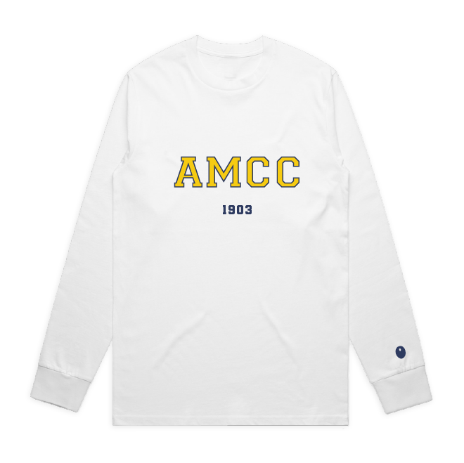 Aston Manor CC Long Sleeve T-Shirt - White