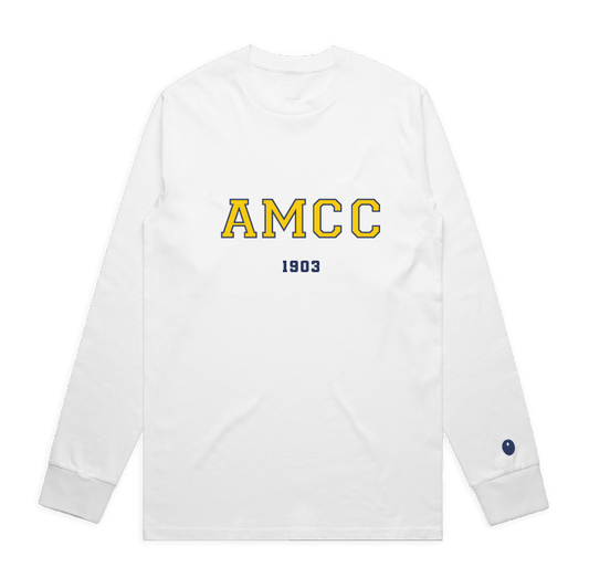 Aston Manor CC Long Sleeve T-Shirt - White