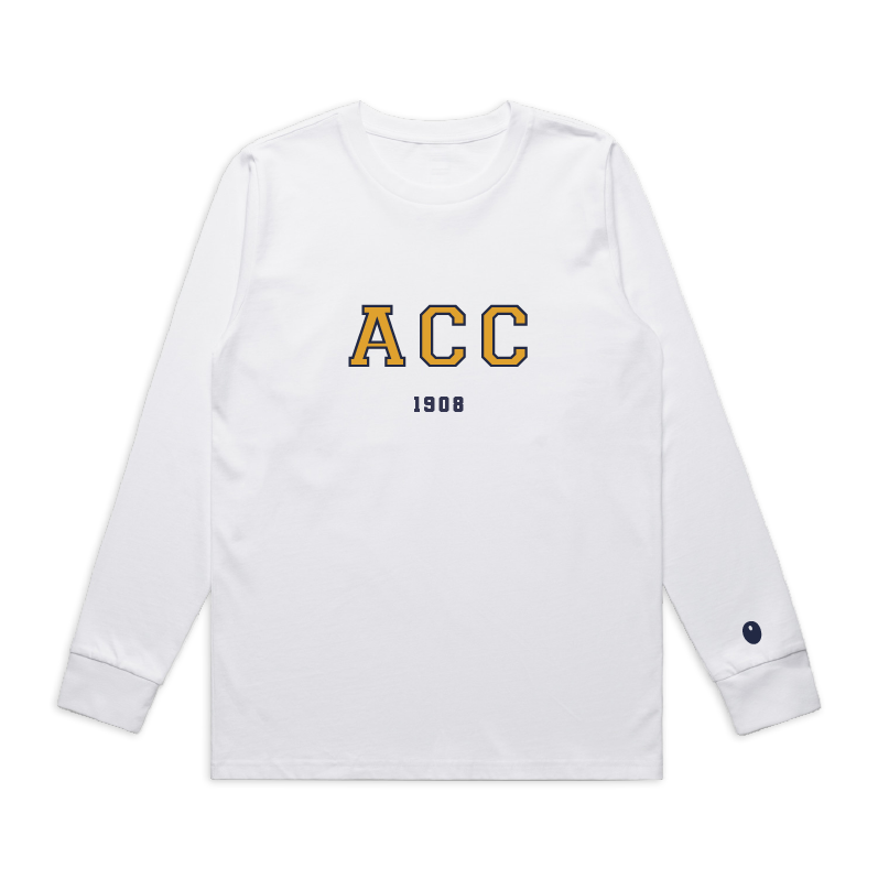 Alveley CC Long Sleeve T-Shirt - White