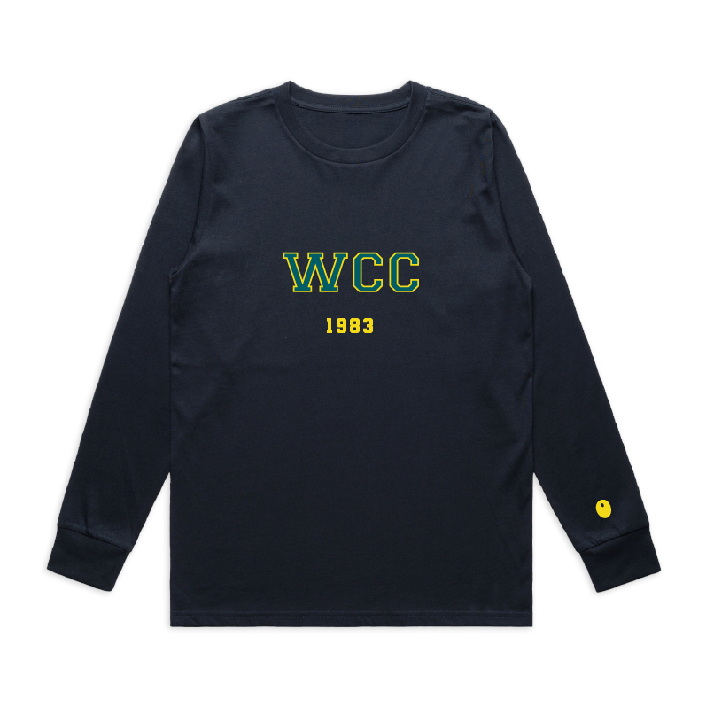 Worcester CC Long Sleeve T-Shirt - Navy
