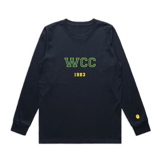 Worcester CC Long Sleeve T-Shirt - Navy