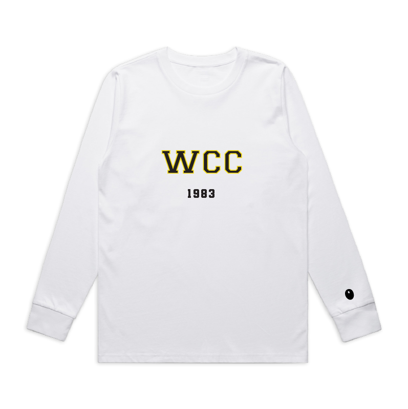 Worcester CC Long Sleeve T-Shirt - White