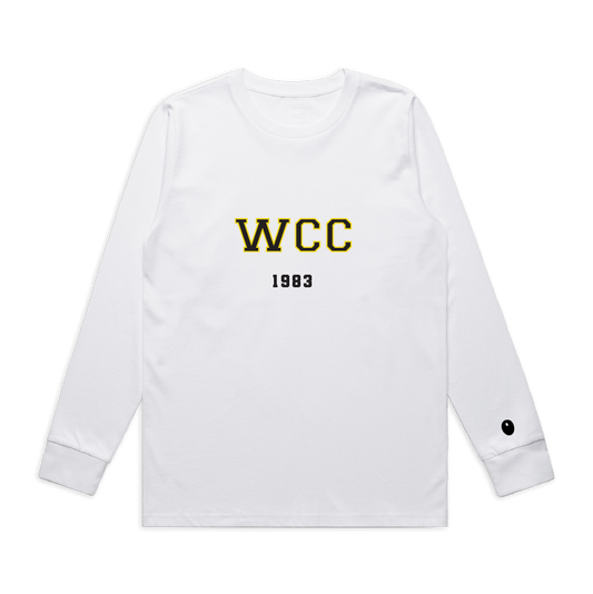 Worcester CC Long Sleeve T-Shirt - White