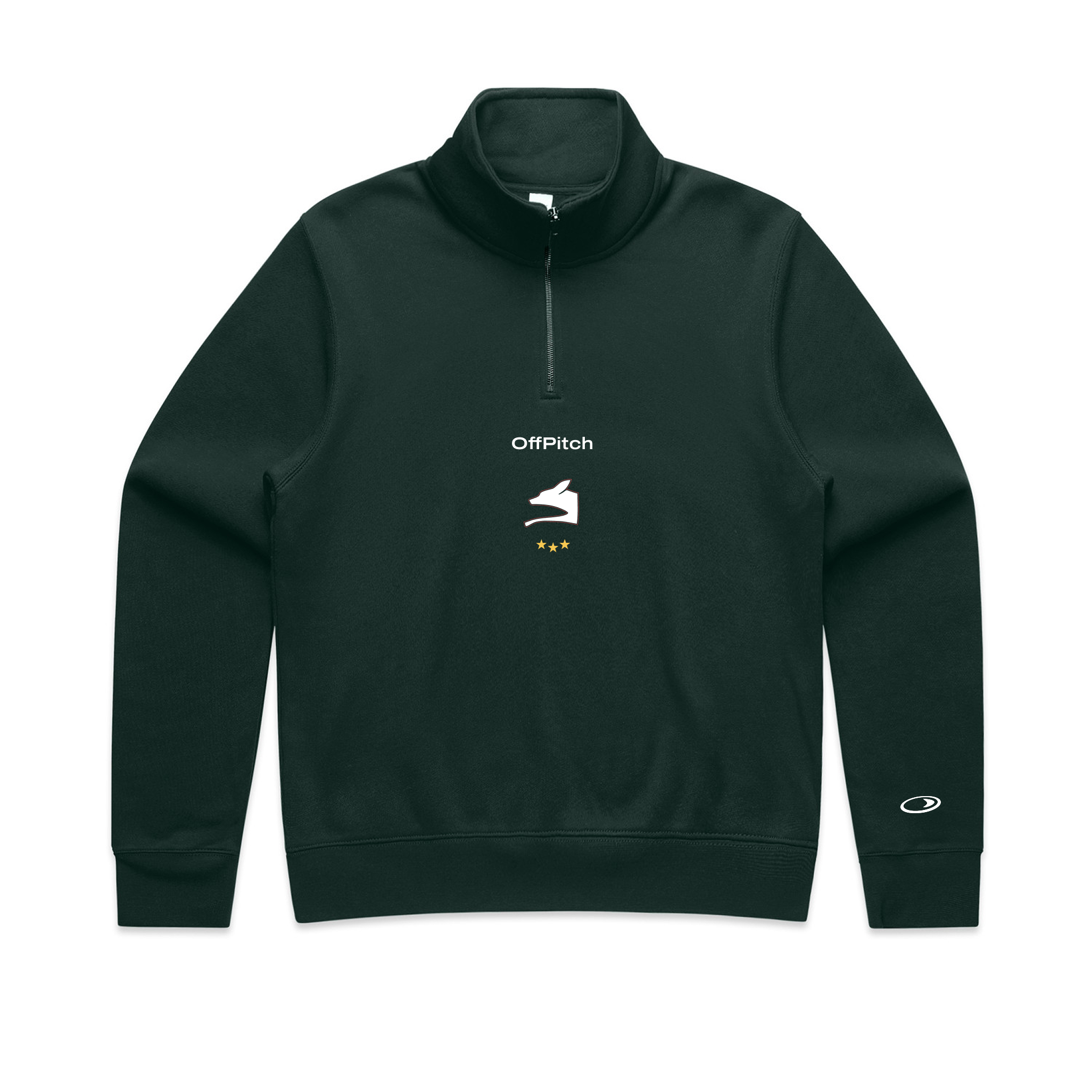 PRE-ORDER Leicestershire County Cricket Club x OffPitch Women's 1/4 Zip - Bottle Green