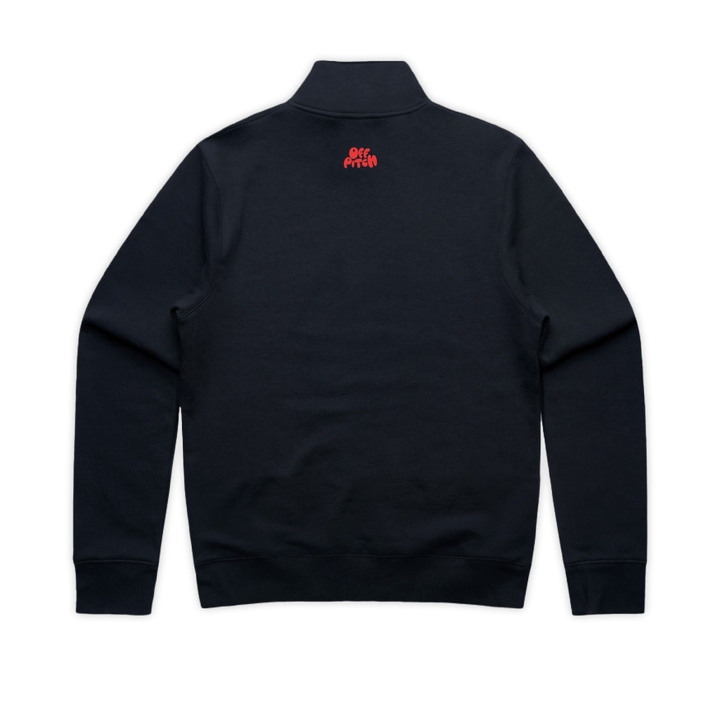 Harry Bennett Foundation Half Zip Sweatshirt - Navy