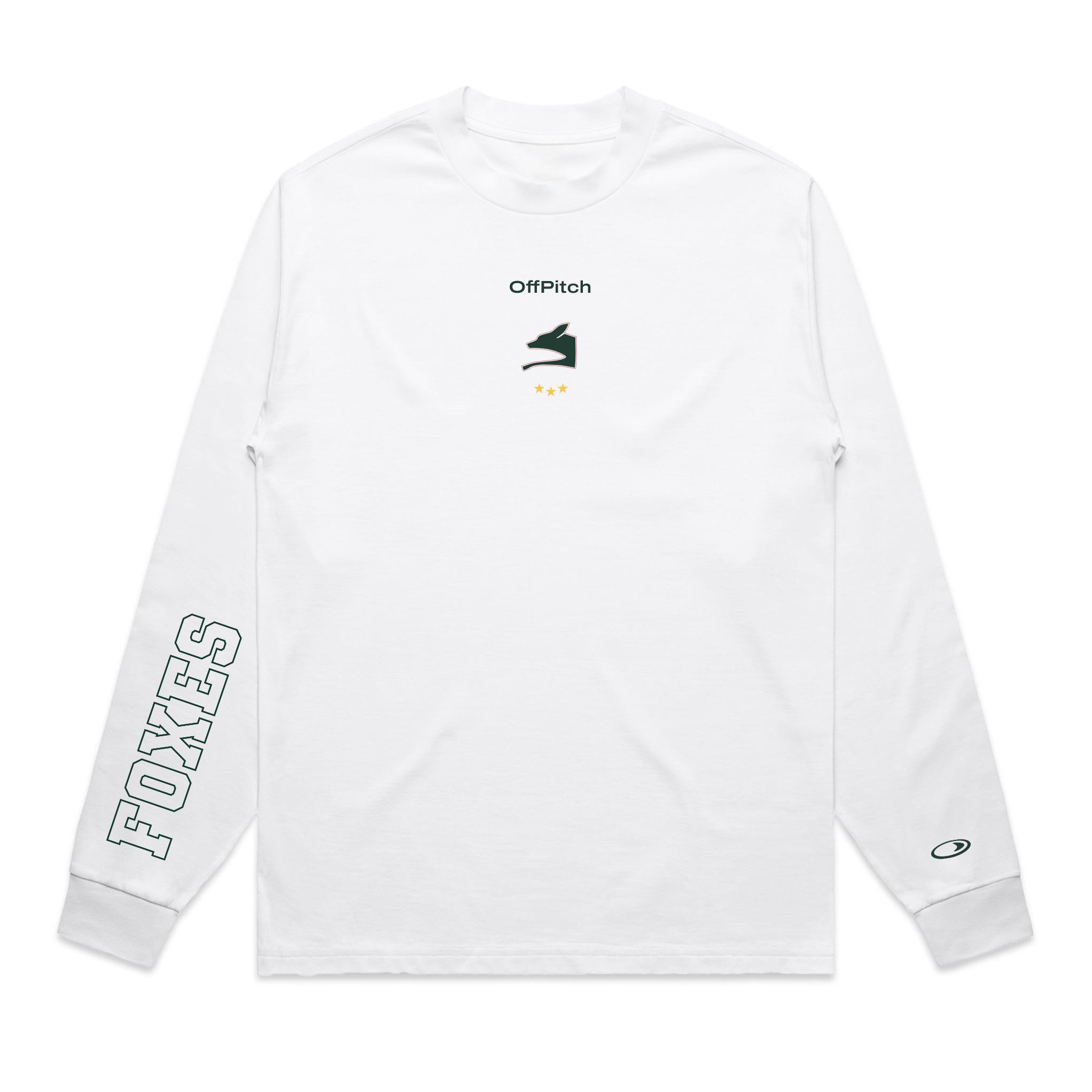 PRE-ORDER Leicestershire County Cricket Club x OffPitch Men's Long Sleeve T-Shirt - White