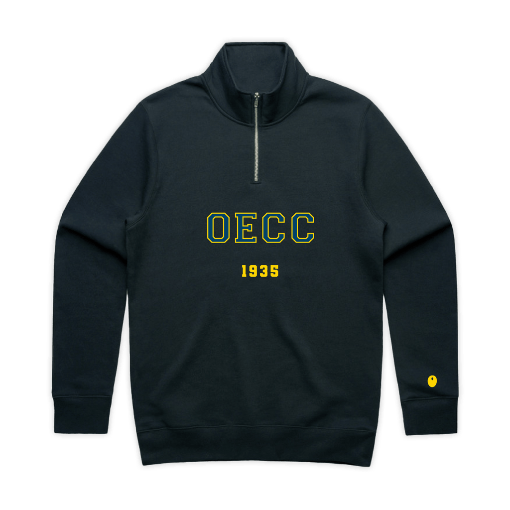 Old Elizabethans Half Zip Sweatshirt - Navy