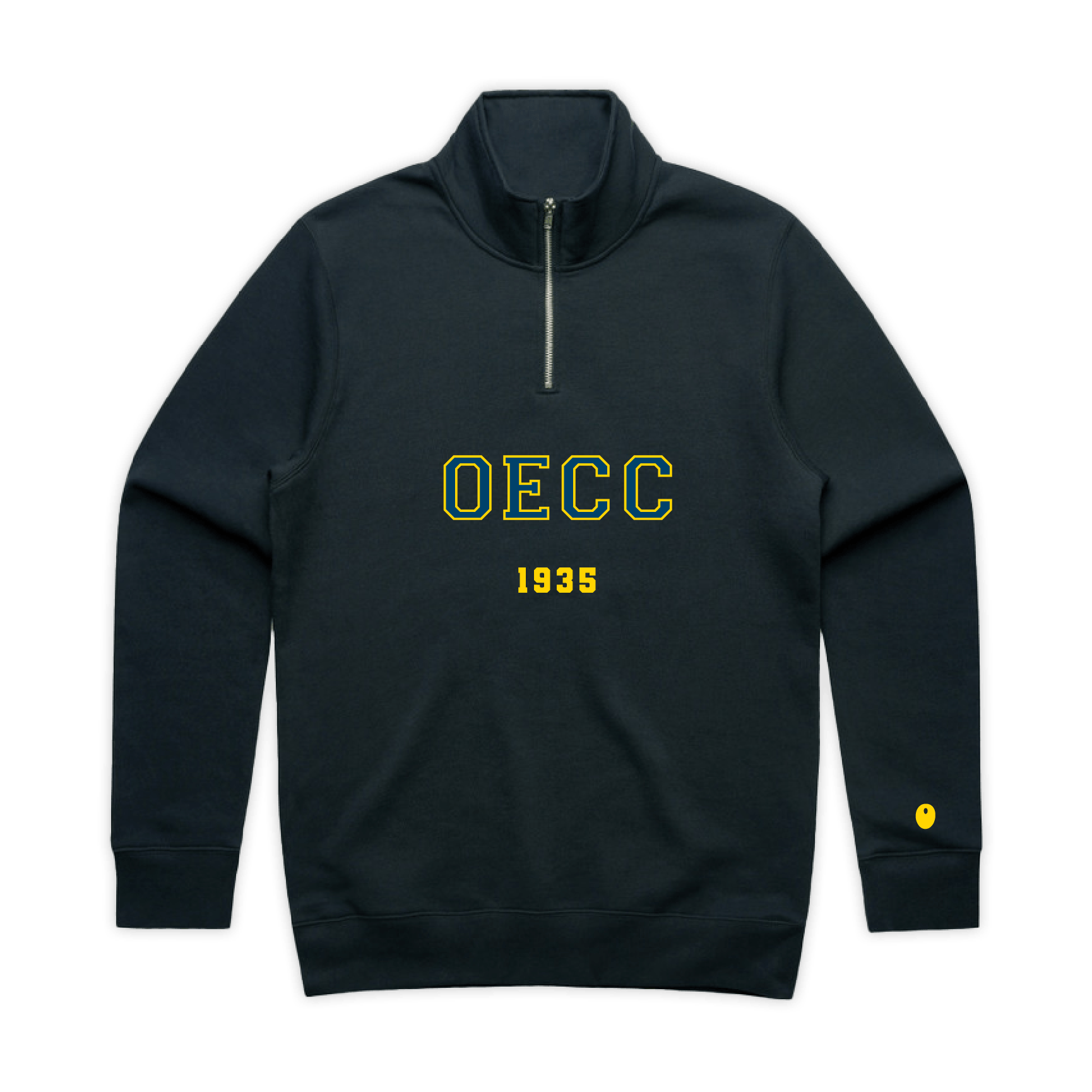 Old Elizabethans Half Zip Sweatshirt - Navy