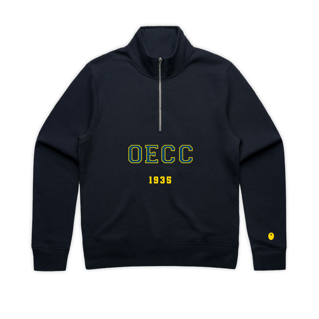 Old Elizabethans Half Zip Sweatshirt - Navy