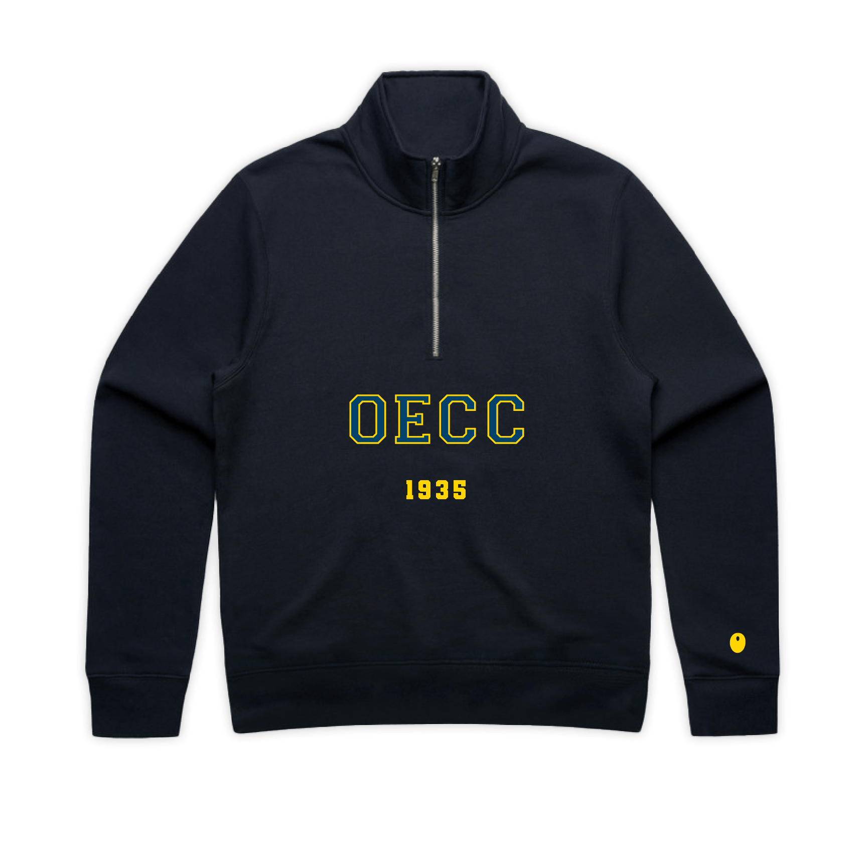 Old Elizabethans Half Zip Sweatshirt - Navy