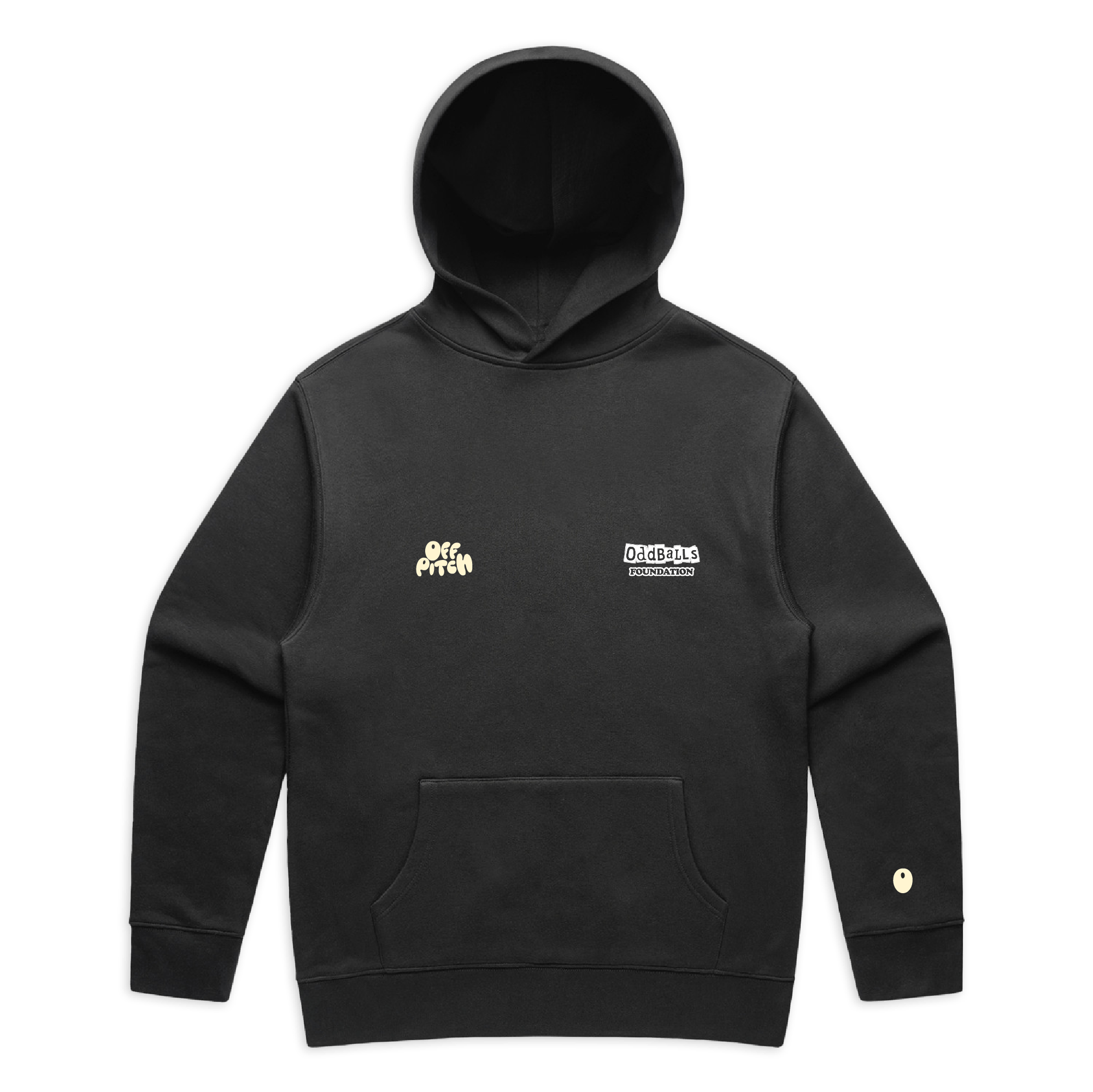 OffPitch X The OddBalls Foundation Hoodie - Off Black