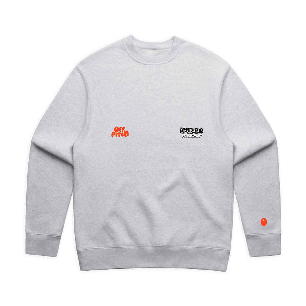 OffPitch X The OddBalls Foundation Sweatshirt - Light Grey