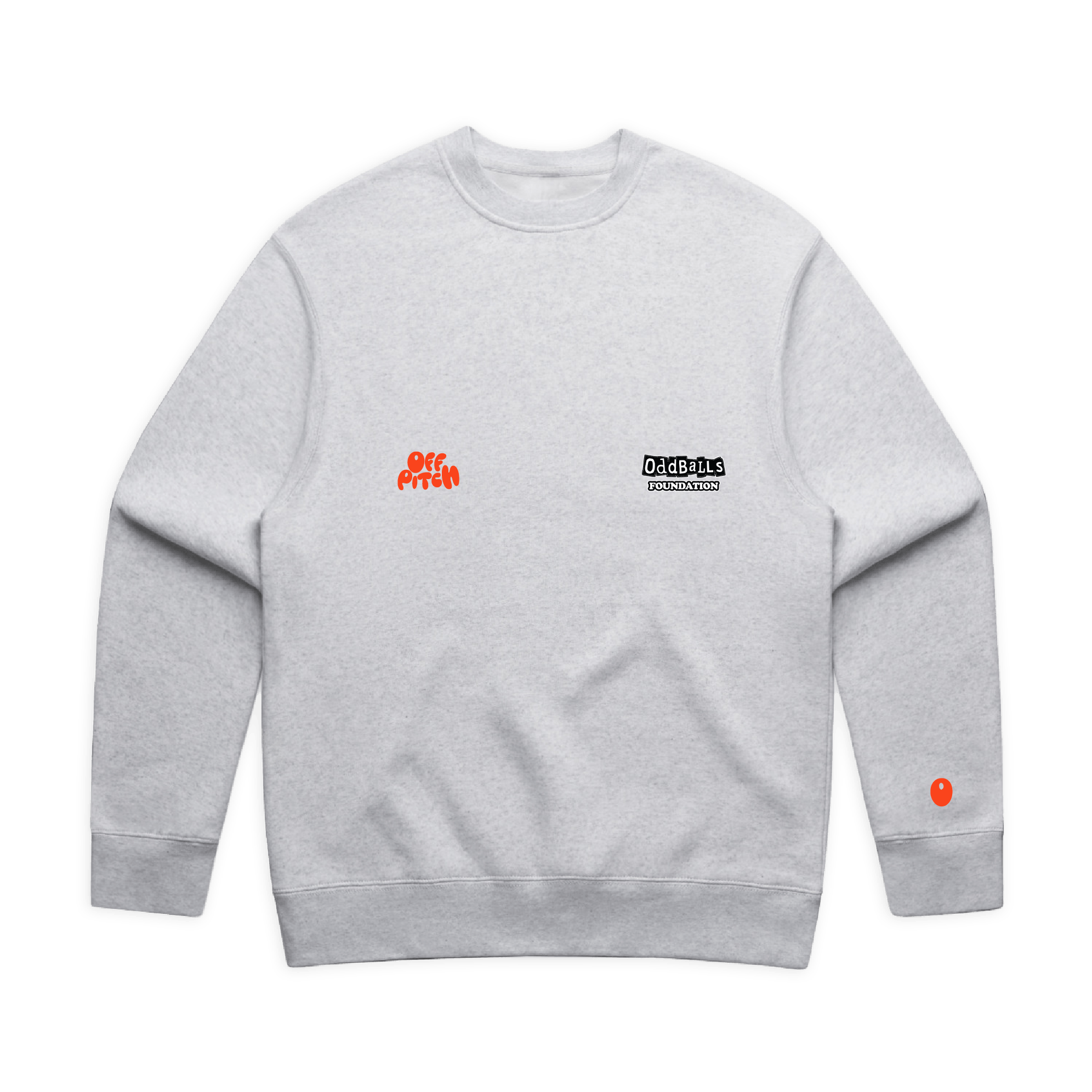 OffPitch X The OddBalls Foundation Sweatshirt - Light Grey