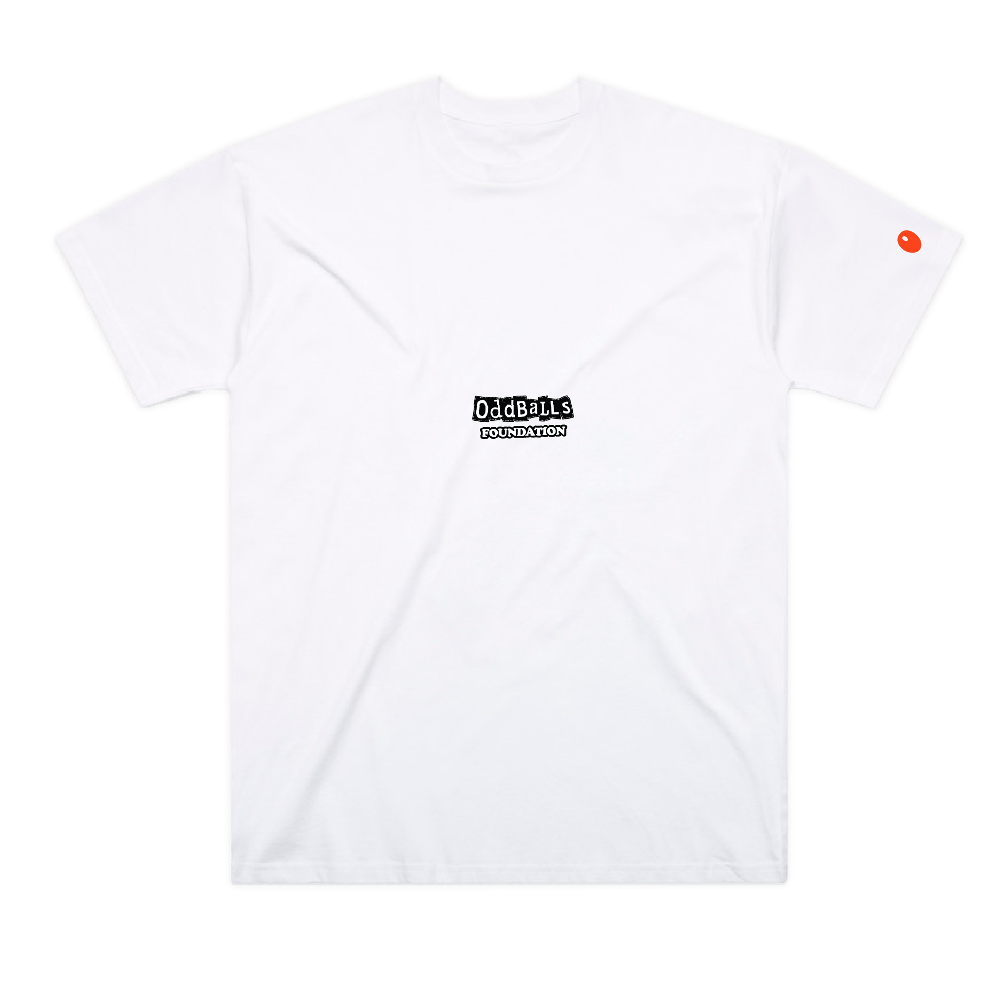 OffPitch X The OddBalls Foundation 'Check Your Tackle' T-Shirt - White