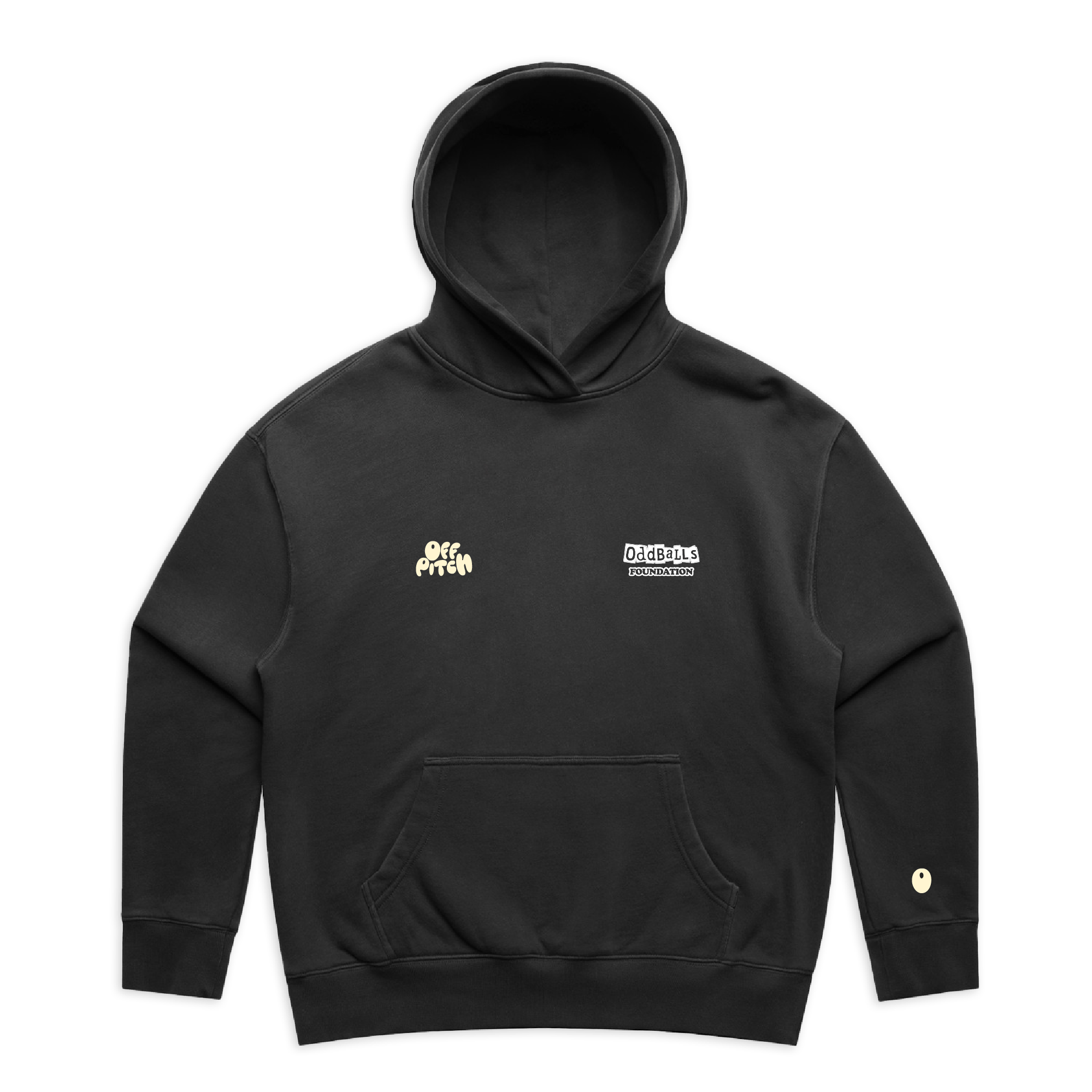 OffPitch X The OddBalls Foundation Hoodie - Off Black