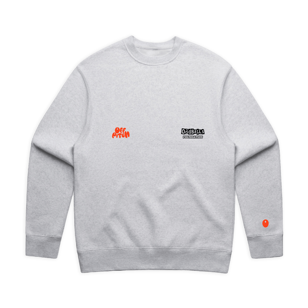 OffPitch X The OddBalls Foundation Sweatshirt - Light Grey