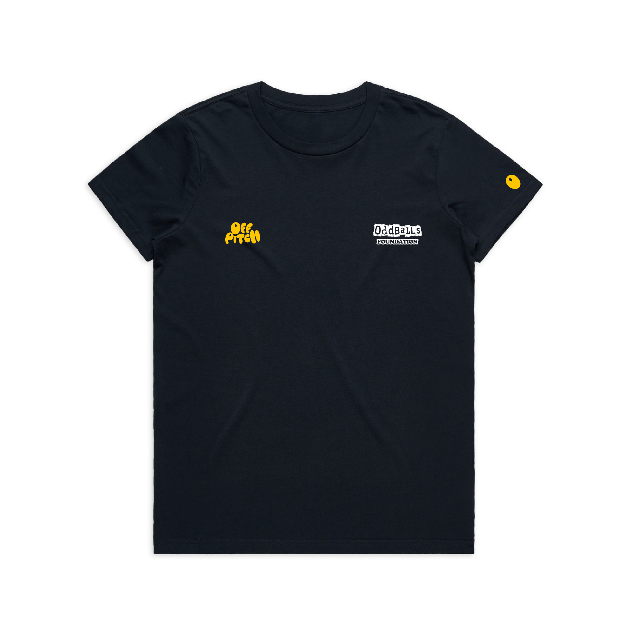 OffPitch X The OddBalls Foundation T-Shirt - Navy