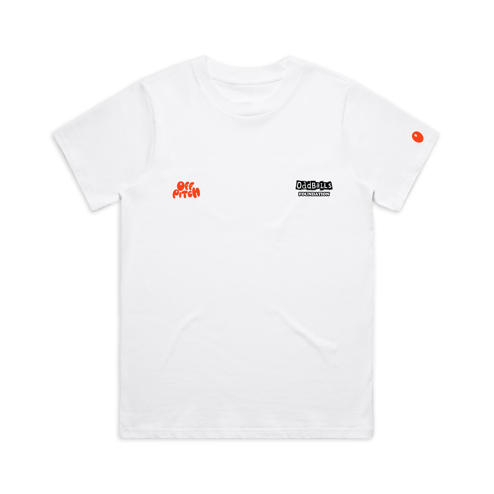 OffPitch X The OddBalls Foundation T-Shirt - White
