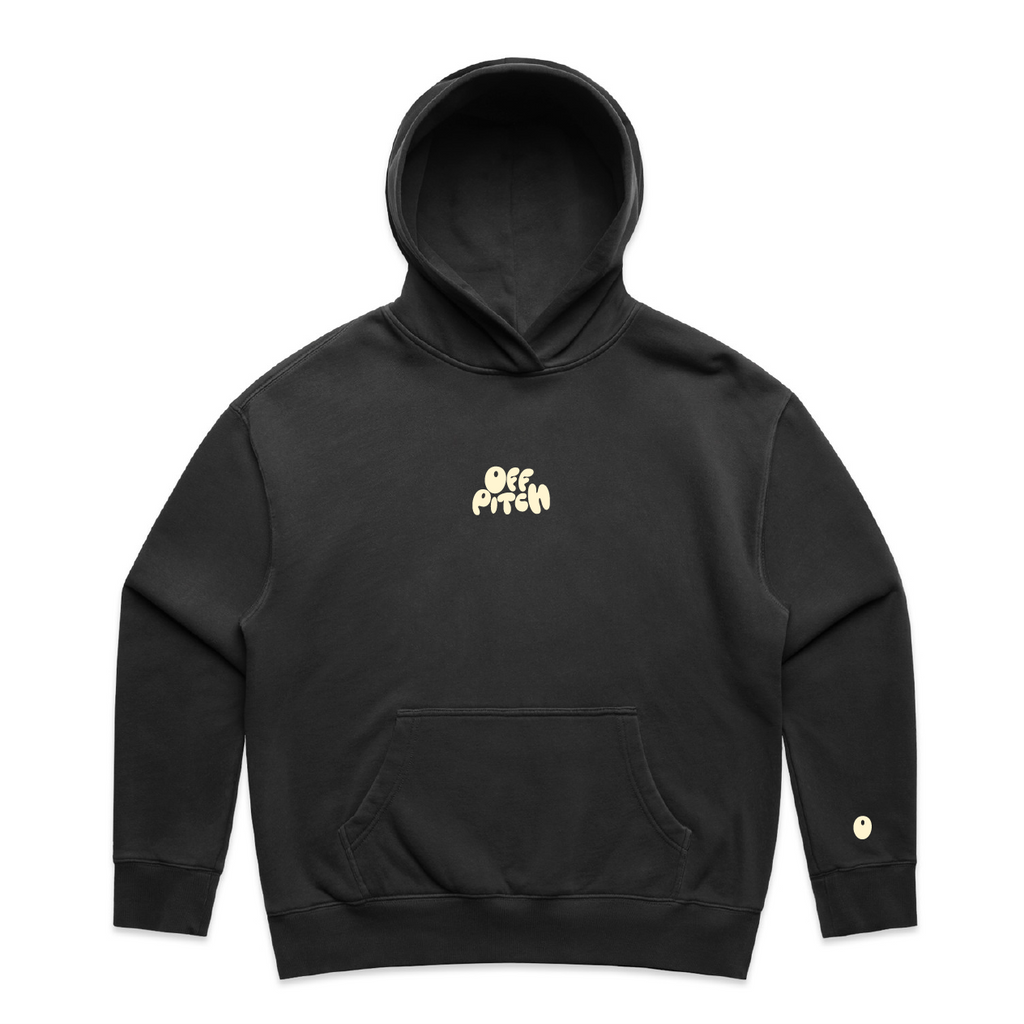 OffPitch Logo Hoodie - Off Black