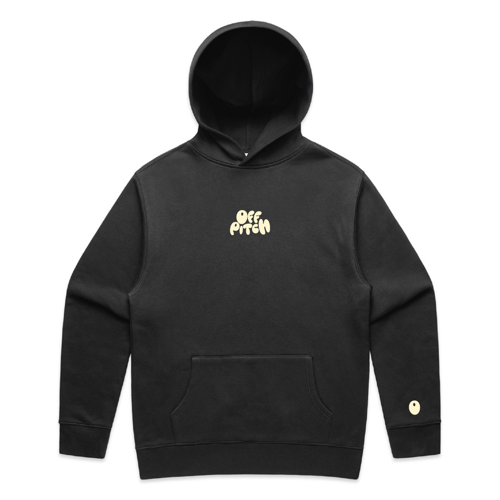 OffPitch Logo Hoodie - Off Black