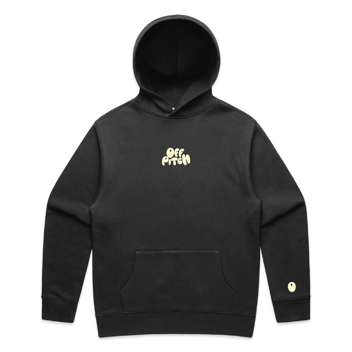 OffPitch Logo Hoodie - Off Black