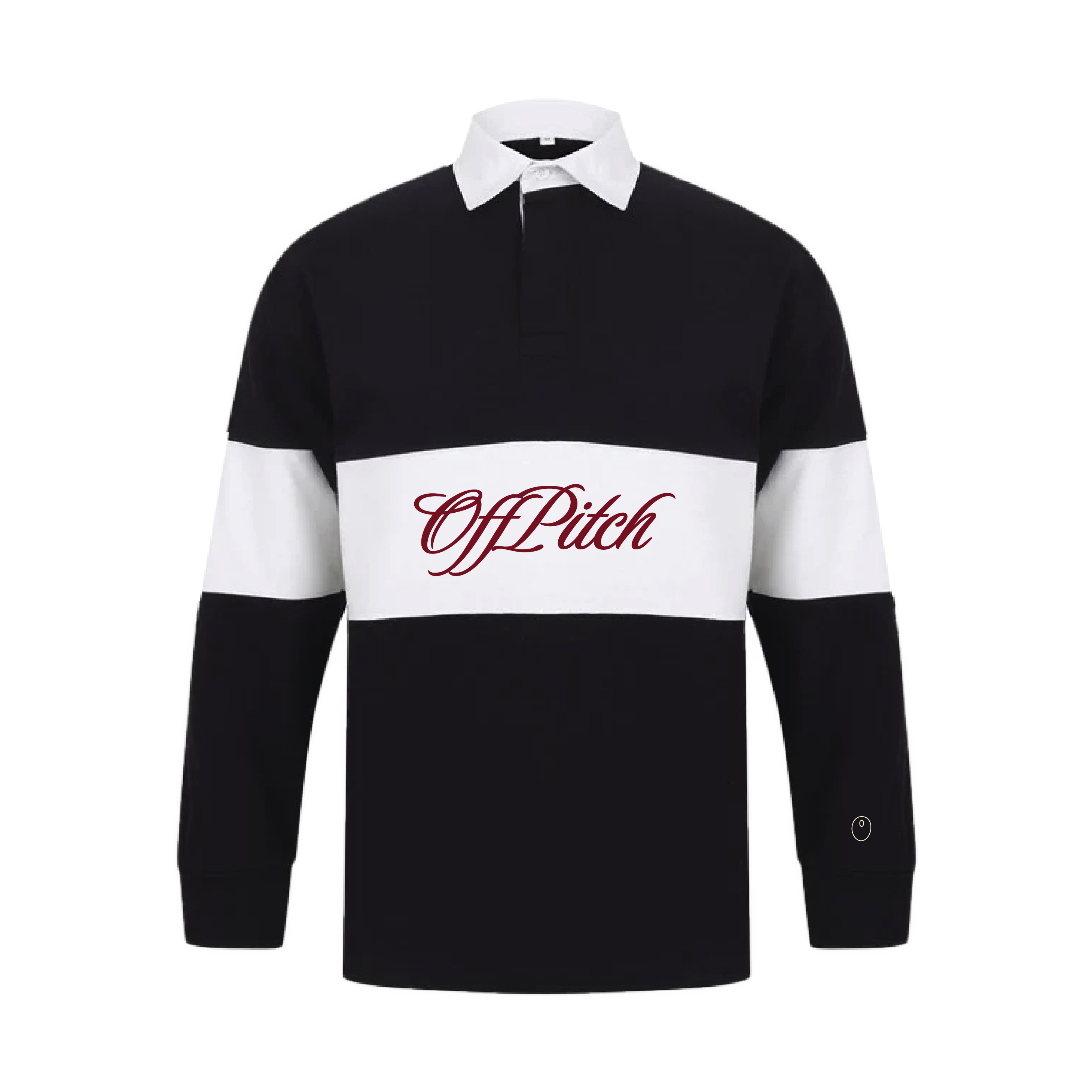 OffPitch Rugby Shirt - Navy & White Panel