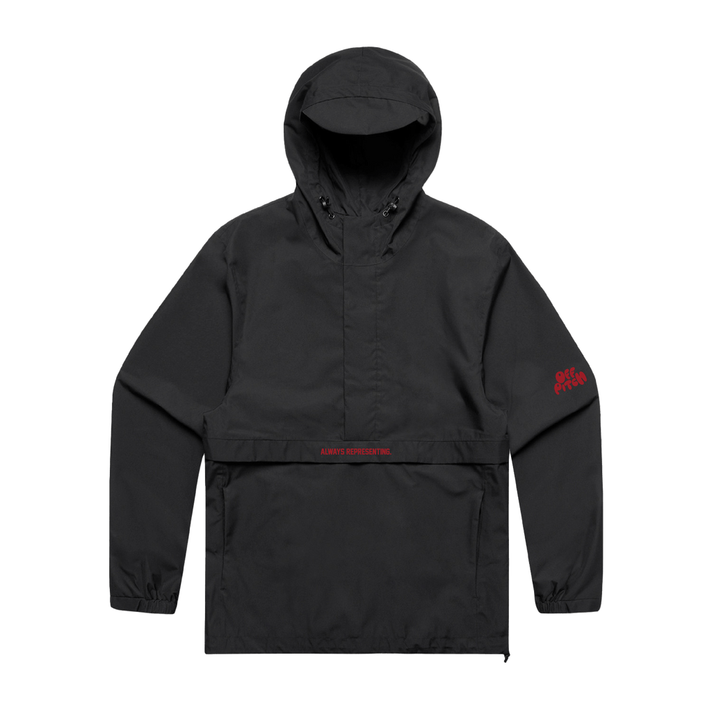 OffPitch Windproof Hoodie - Black